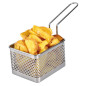 Cestino rettangolare Kuchenprofi inox per patate fritte
