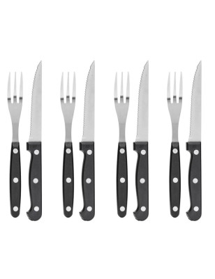 Set 4 coltelli e 4 forchette Sagaform con scatola regalo