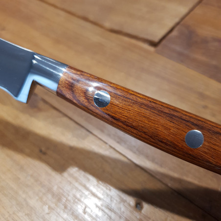 Coltello forgiato per affettare Due Cigni Pakkawood 20 cm