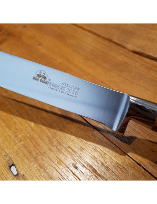Coltello forgiato per affettare Due Cigni 2C 633/21 PW. Coltelleria Piva Conselve