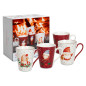 Set 4 tazze mug Konitz Gnomo di natale 340 ml Set 4 tazze mug Konitz Gnomo di natale 340 ml