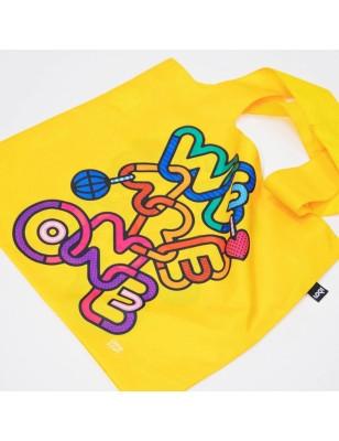 Borsa per spesa riciclata Loqi Bag We are one