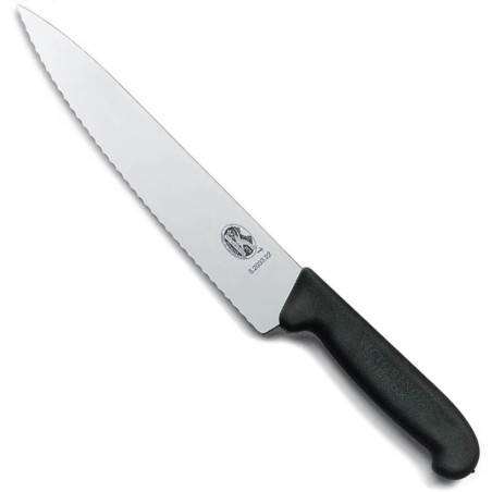 Coltello cuoco lama ondulata Victorinox 5.2033.22. Prodotto in Svizzera
