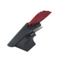 Ceppo Due Cigni wenge 5 coltelli con forbici Ceppo Due Cigni wenge 5 coltelli con forbici