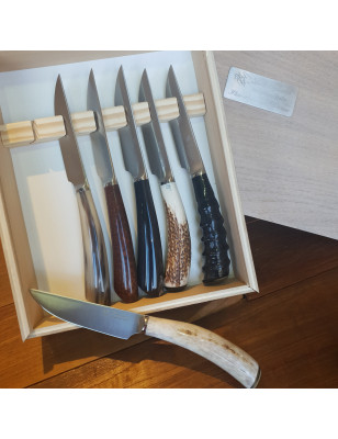 Set 6 coltelli da bistecca in materiali diversi L'Artigiano Scarperia