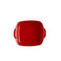 Pirofila quadrata Emile Henry ceramica rossa