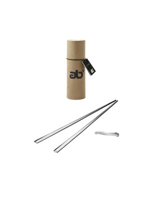 Set 4 pezzi Sushi Chopstick con 2 poggia bacchette inox Abert