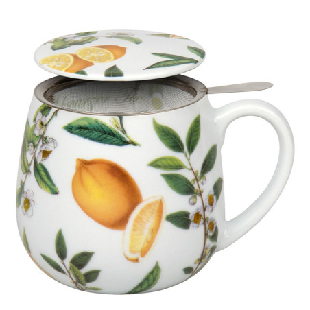 Tazza tè in porcellana con coperchio e filtro Konitz 420 ml