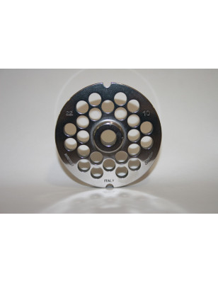 Piastra tritacarne Patrizio acciaio inox modello 22 foro 10
