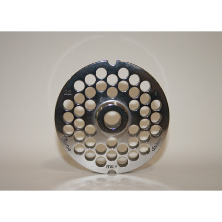 Piastra tritacarne Patrizio acciaio inox modello 22 foro 8