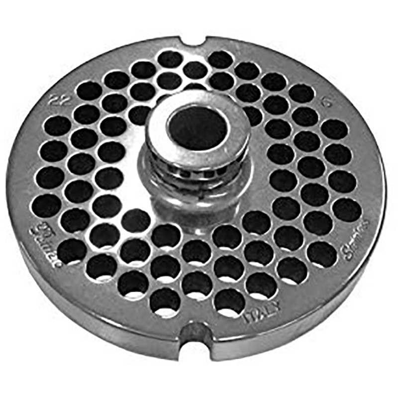 Piastra tritacarne Patrizio acciaio inox modello 22 foro 6 Piastra tritacarne Patrizio acciaio inox modello 22 foro 6