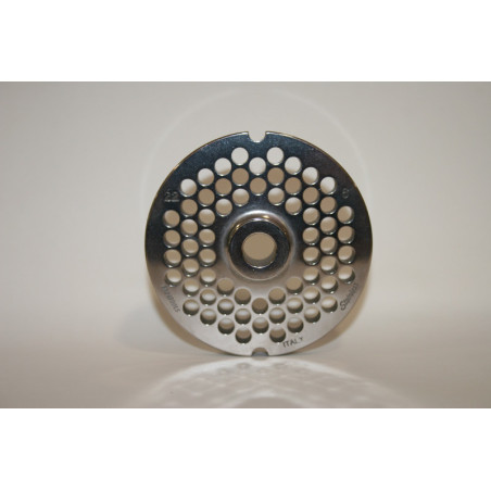 Piastra tritacarne Patrizio acciaio inox modello 22 foro 6
