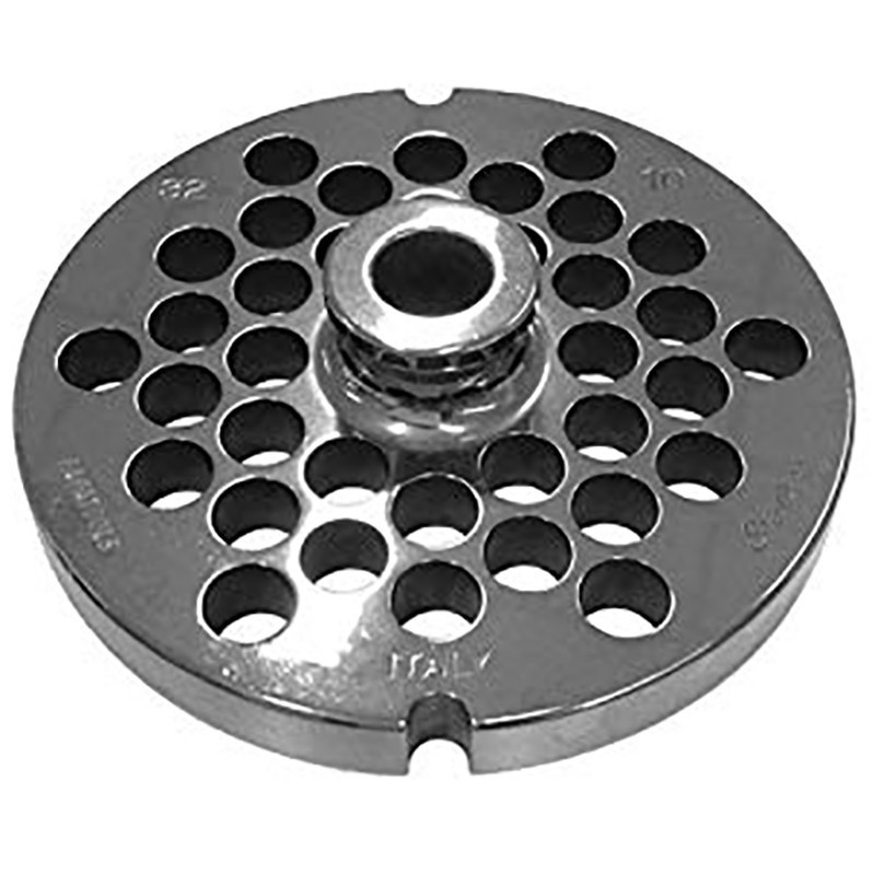 Piastra tritacarne Patrizio acciaio inox modello 32 foro 10