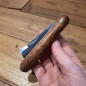 Coltello innesto Due Buoi manico legno di Palissandro 17 cm