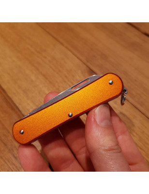 Coltello multiuso Fox Vulpis VP130-S4 alluminio arancione