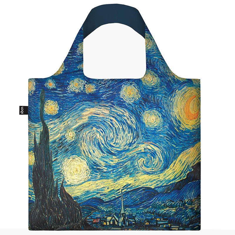 Borsa spesa Loqi Bag Eco notte stellata di Vincent Van Gogh