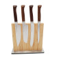 Ceppo magnetico completo di 4 coltelli da cuoco Opinel Ceppo magnetico completo di 4 coltelli da cuoco Opinel