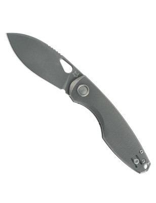 Coltello chiudibile tascabile Chilin Fox TIASW con manico in Titanio