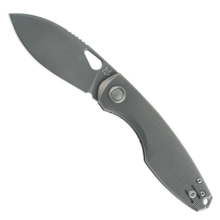 Coltello chiudibile tascabile Chilin Fox TIASW con manico in Titanio