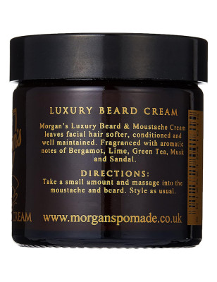 Crema da barba e baffi Morgan's Luxury 50 ml