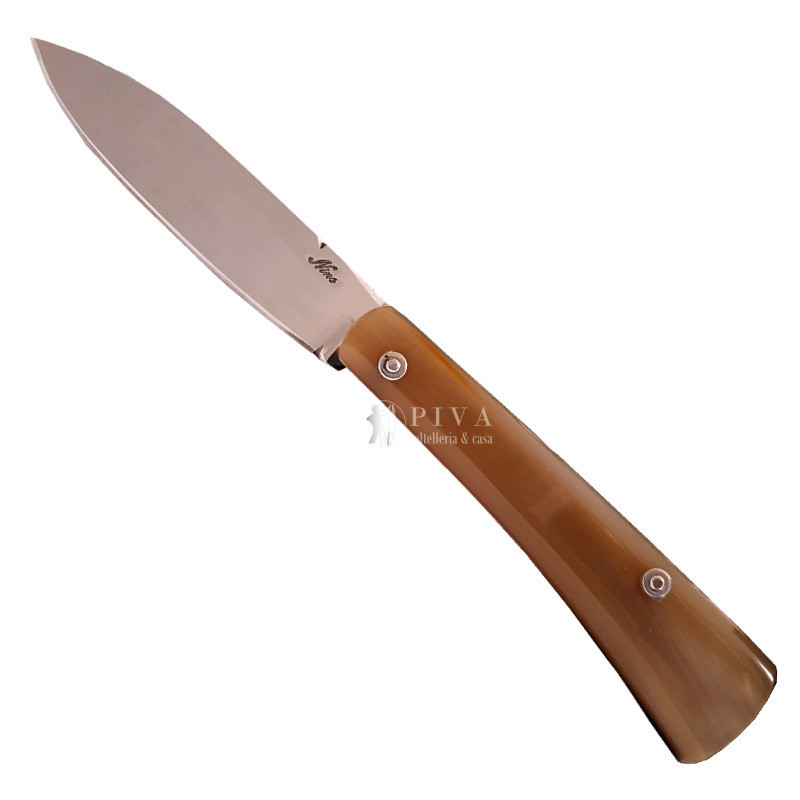 Coltello chiudibile San Fratello Nino corno di Bue 20 cm Coltello chiudibile San Fratello Nino corno di Bue 20 cm
