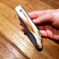 Coltello chiudibile Pescatore Nino corno di Bue 19 cm lucido