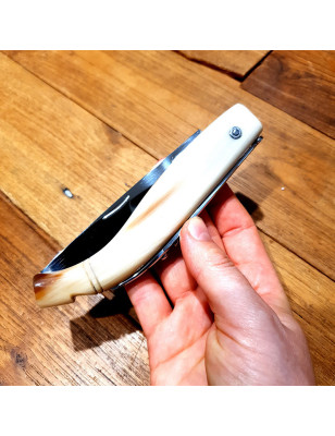 Coltello chiudibile Pescatore Nino corno di bue 23 cm chiuso