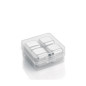 Cubetti refrigeranti riutilizzabili Cilio acciaio inox 4 pezzi