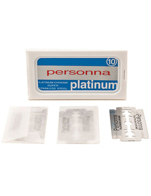 set 10 lame per rasoio personna platinum