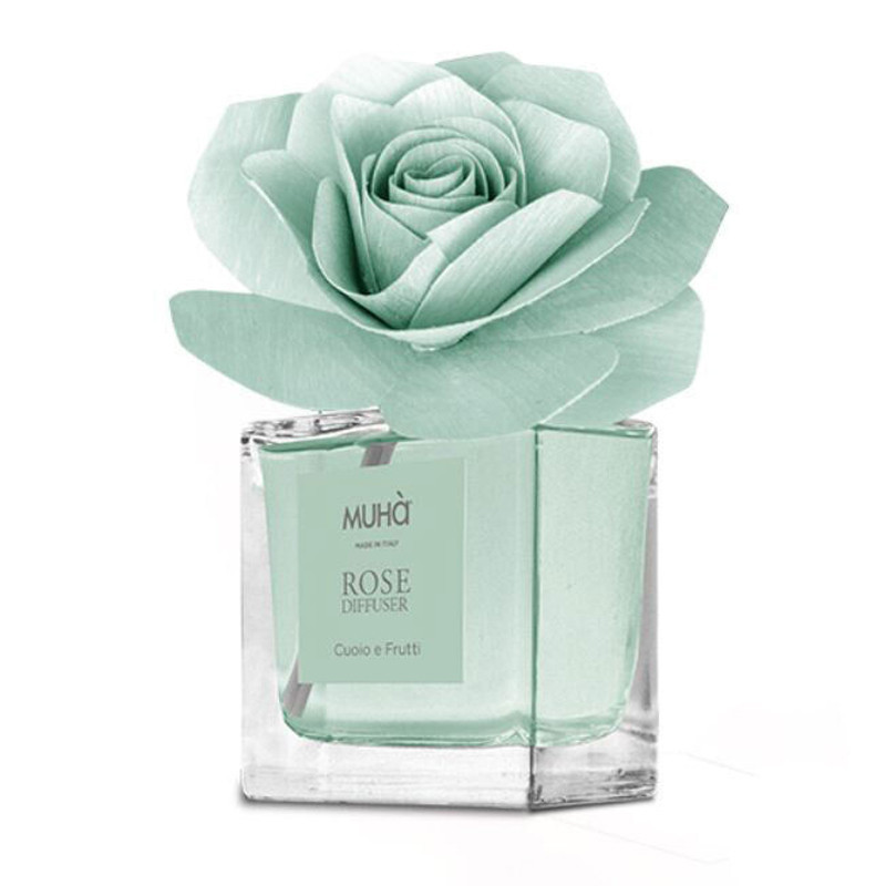 Profumatore per ambiente rosa Muhà cuoio e frutti 100 ml Profumatore per ambiente rosa Muhà cuoio e frutti 100 ml