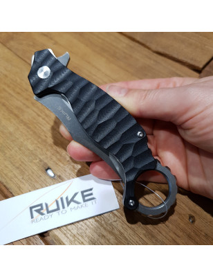 Coltello da tasca Ruike P881-B1 manico G10 nero