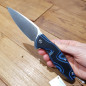 Coltello da tasca Ruike P105-Q G10 nero e blu