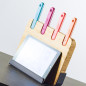 Set 4 coltelli con supporto e tagliere Trebonn Block Chopping Station Set 4 coltelli con supporto e tagliere Trebonn Block Chopping Station