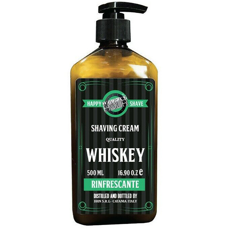 Crema da rasatura Happy Hour Whiskey rinfrescante 500 ml