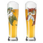Set 2 Bicchieri birra Ritzenhoff Weizen gufo e falco 65 cl