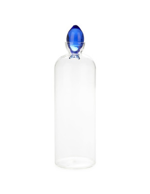bottiglia per acqua in vetro borosilicato di design
