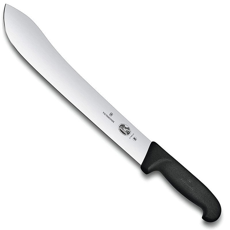 Coltello scimitarra Victorinox Fibrox nero Coltello scimitarra Victorinox Fibrox nero