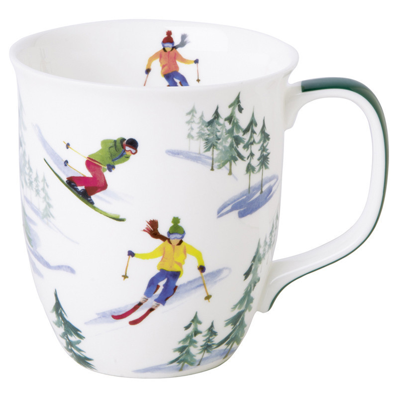 Tazza Ihr in bone china Country Down The Slope 375 ml Tazza Ihr in bone china Country Down The Slope 375 ml