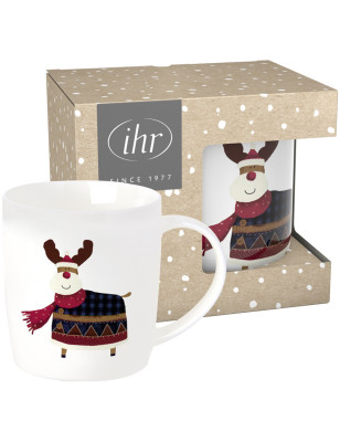 Mug Rudolph in porcellana Confezione regalo