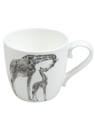 Mug Konitz Amazing Animals giraffe in bone china 450 ml