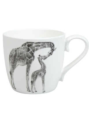 Mug Konitz Amazing Animals giraffe in bone china 450 ml