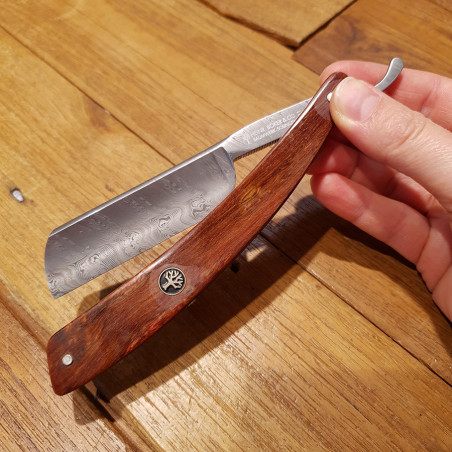 Rasoio a mano libera Boker lama damasco 6/8