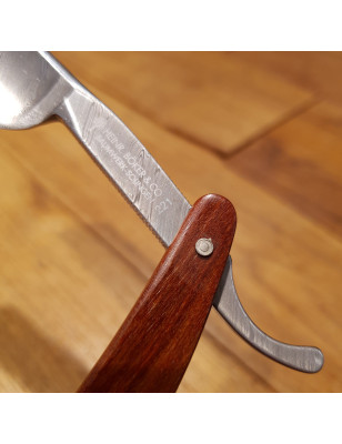 rasoio a mano libera manico in legno