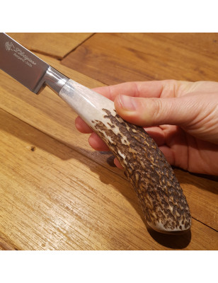 Coltello affettare arrosto l'Artigiano Scarperia corno di Cervo 24 cm