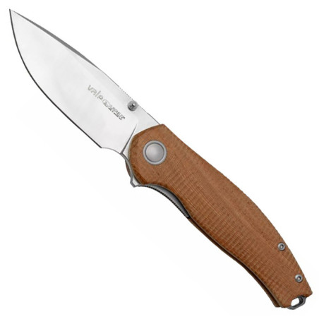 coltello da tasca con manico in legno pau rosa e lama di alta qualità