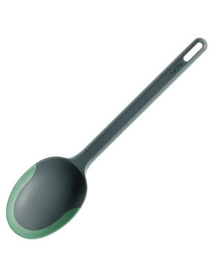 Cucchiaio da portata Lékué con punta in silicone verde