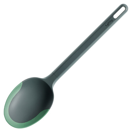 Cucchiaio da portata Lékué con punta in silicone verde