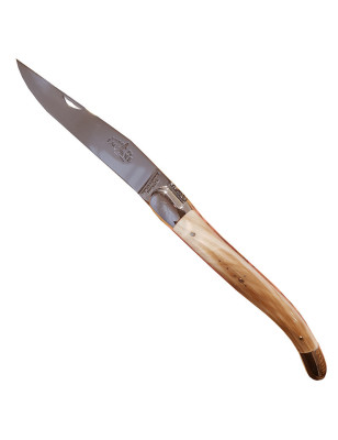 Coltello tasca Forge de Laguiole corno di Bue chiaro