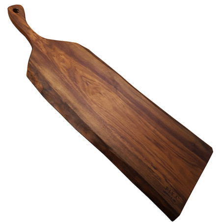 Tagliere da cucina con manico Ca'Naletto legno di noce 88 x 31 cm