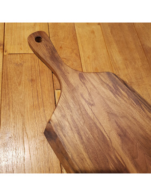 Tagliere da cucina con manico Ca'Naletto legno di noce 88 x 37 cm